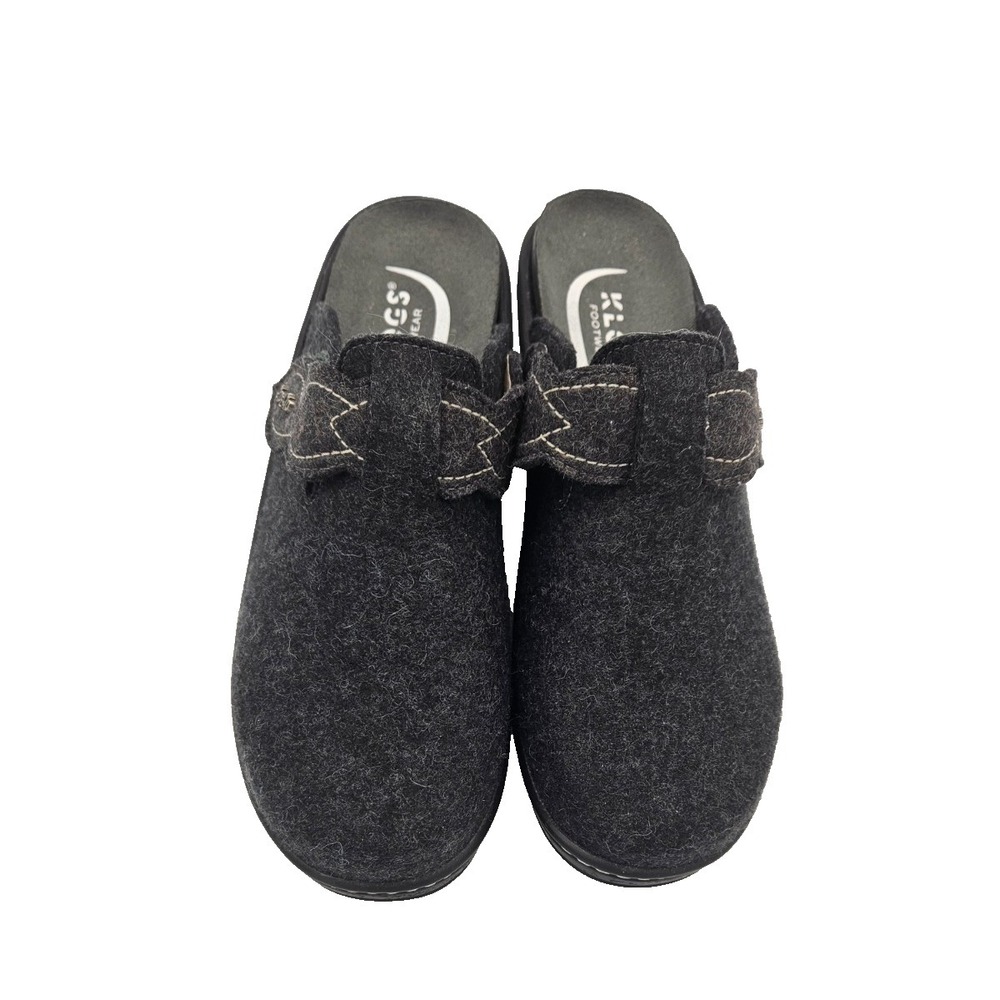 Klogs Comfort Clogs Slip On Wool Nurse Work Shoes Black EU41 Womens